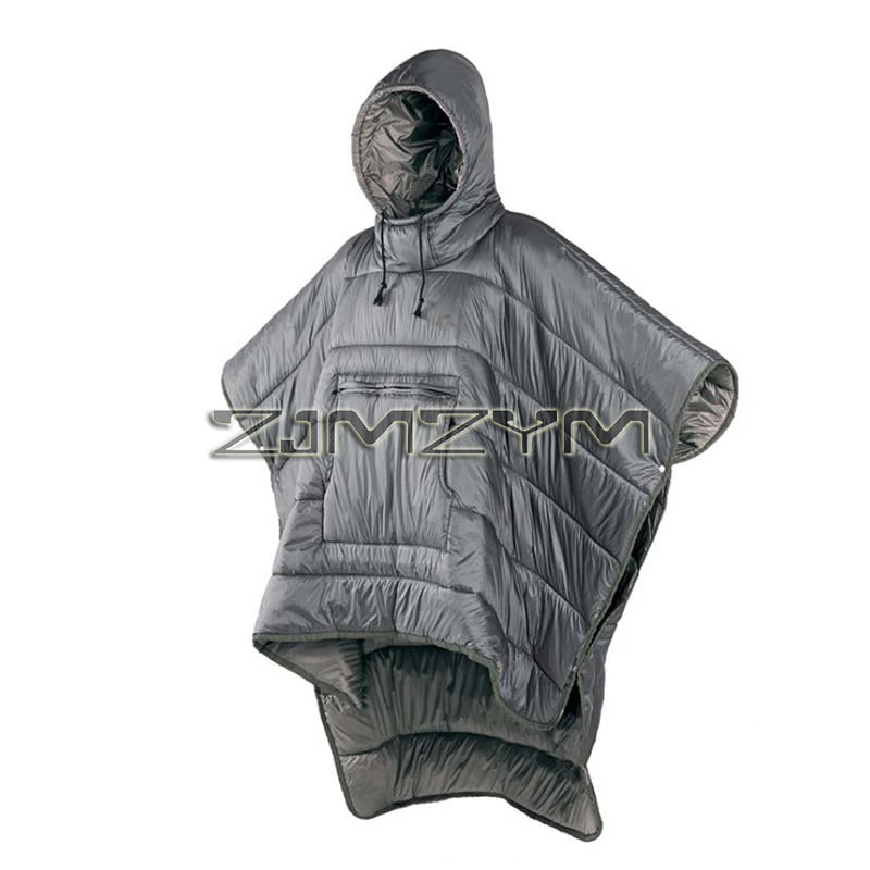 Wearable Sleeping Bag Hooded Camping Blanket
