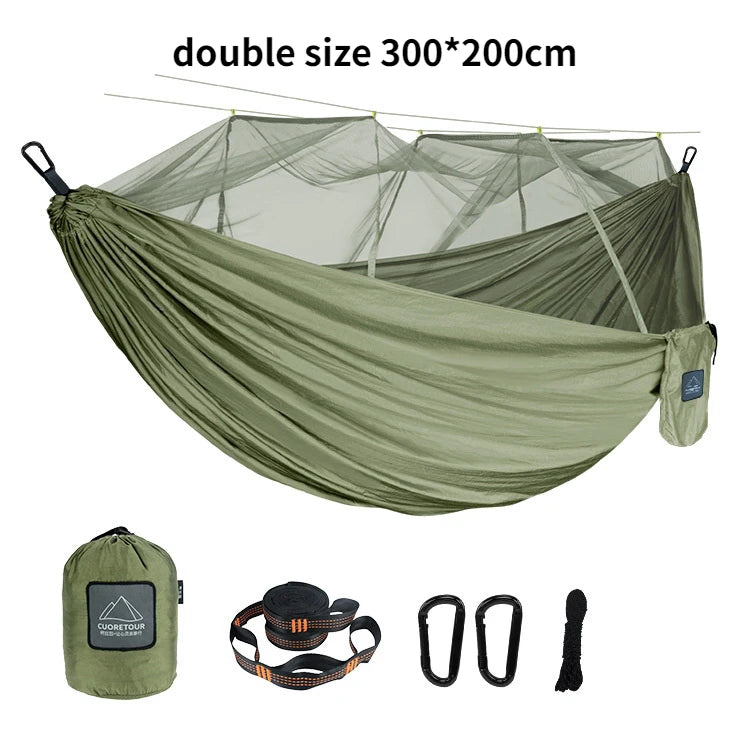 Camping Hammock with Mosquito Net for Outdoor Travel