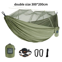 Camping Hammock with Mosquito Net for Outdoor Travel