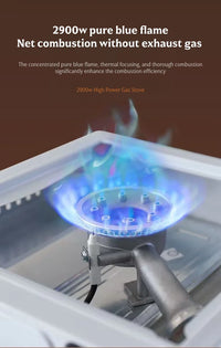 Portable cartridge stove, multi-functional stove,lightweight,suitable for camping,outdoor barbecuing,home cooking and gatherings