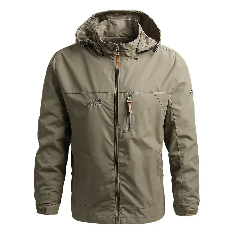 Waterproof Windbreaker Jacket for Hiking & Fishing