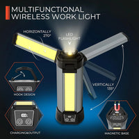 6000mAh Rechargeable LED Work Light for Camping