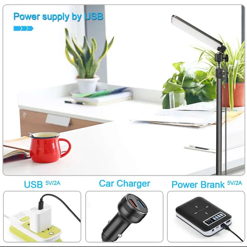 Portable LED Camping Work Light with Tripod Stand