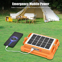 200W Solar Rechargeable Camping Light with Magnet