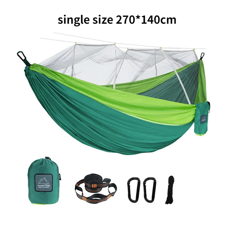 Camping Hammock with Mosquito Net for Outdoor Travel