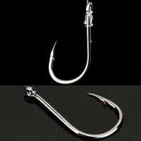 Heavy Duty Fishing Hooks Set – High Carbon Steel Barbed Fishhooks with Storage Box