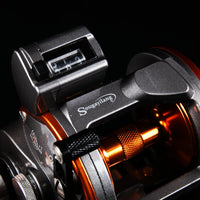 Heavy Duty Line Counter Trolling Reel – Conventional Level Wind Reel for Sea Fishing