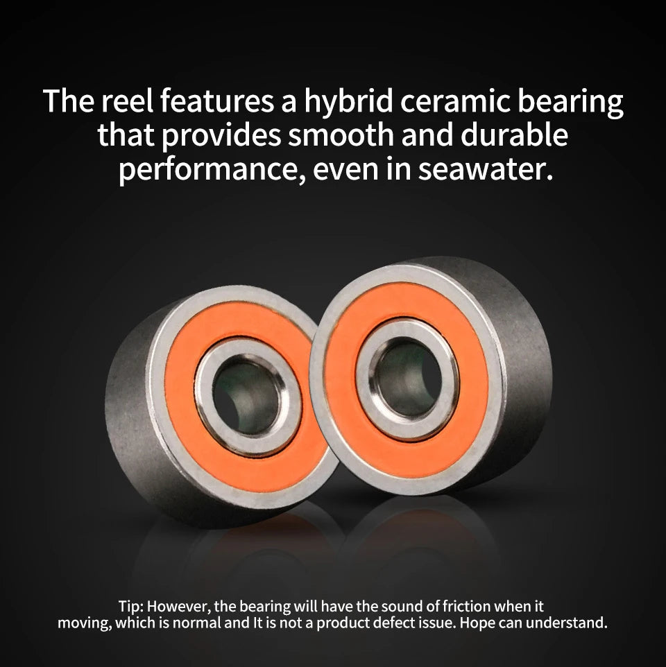 Ultra Lightweight BFS Baitcasting Reel – Ceramic Bearing Fishing Reel with 5KG Drag