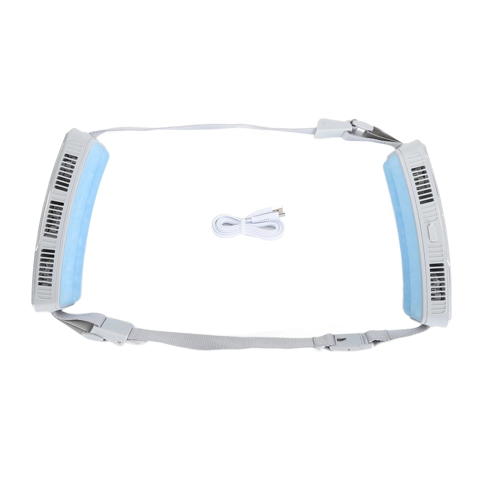 Wearable Waist Fan – 3-Speed Outdoor Belt Fan with Cooling Compress Design for Sports & Work