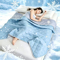 Double Sided Cooling Summer Blanket – Lightweight Breathable Thin Quilt for Hot Sleepers, Bed & Easy Care Comfort