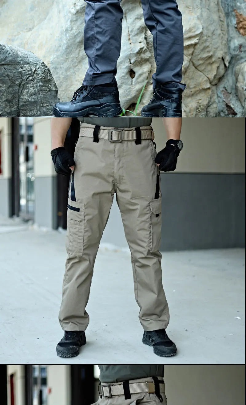 Outdoor Cargo Pants – Waterproof Multi-Pocket Outdoor Work & Training Trousers