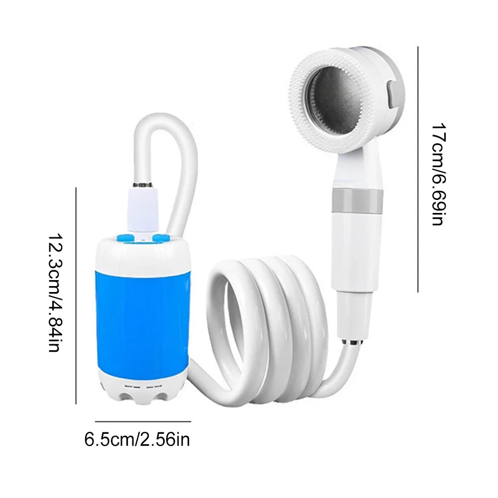 Rechargeable Portable Camping Shower Pump with Display