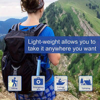 Personal Water Filter Straw for Hiking & Survival Gear