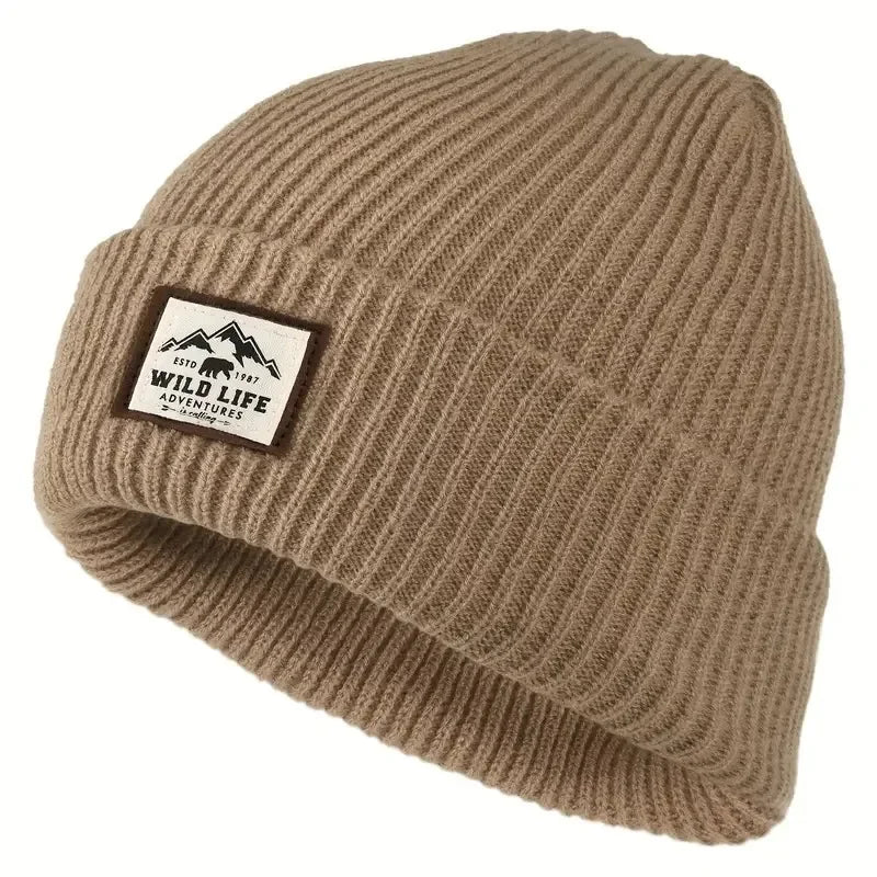 Warm Knitted Beanie Hat with Ear Protection