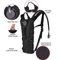 Hydration Backpack with Water Bladder for Hiking & Cycling