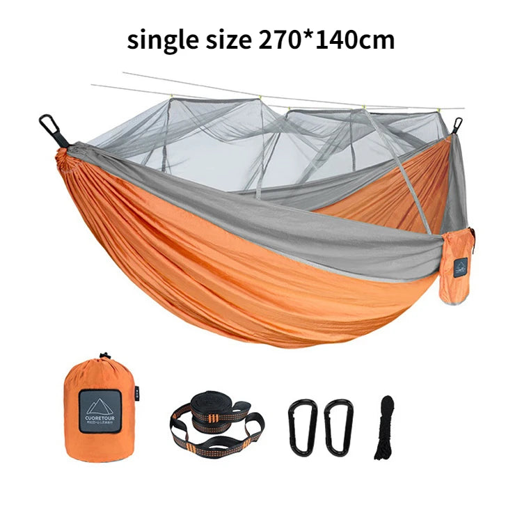 Camping Hammock with Mosquito Net for Outdoor Travel