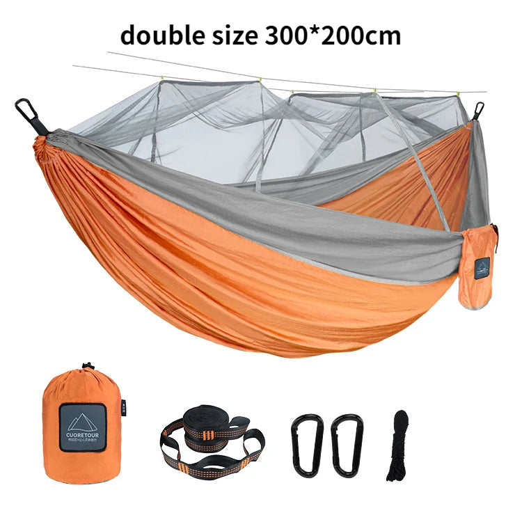 Camping Hammock with Mosquito Net for Outdoor Travel