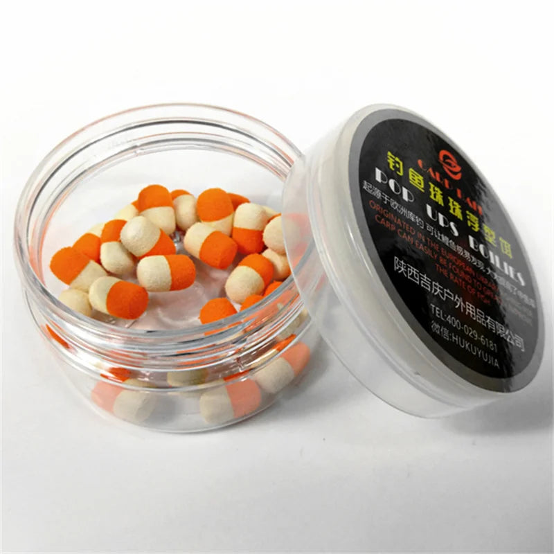 Floating Boilies Carp Fishing Bait Set – High Buoyancy Hair Rig Fishing Baits (15PCS)