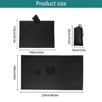 3-in-1 Waterproof Rain Poncho for Camping & Hiking