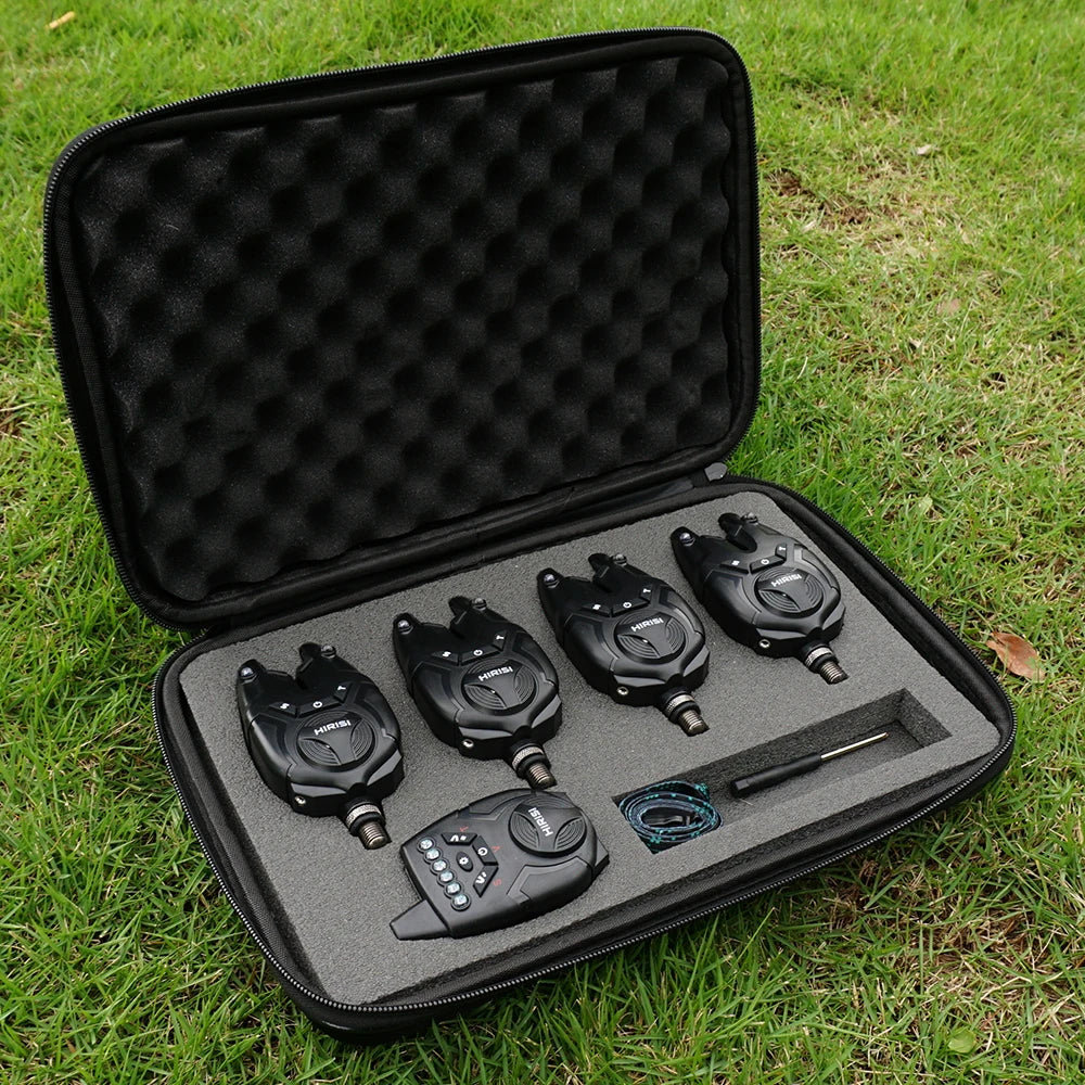 Wireless Carp Fishing Bite Alarm Set – Waterproof LED Bite Indicator System