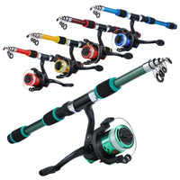 Heavy Duty Telescopic Fishing Rod & Reel Combo – Portable Full Fishing Kit (1.8M)