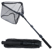 Sougayilang Fishing Tool Net Fishing tackle 70cm 95cm 115cm Portable Retractable Folding Fishing Net for Bass Carp Trout Fishing