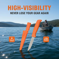 Fishing Tool Kit – Heavy Duty Fish Gripper, Pliers, Hook Remover & Knife Set for Fishing Tackle
