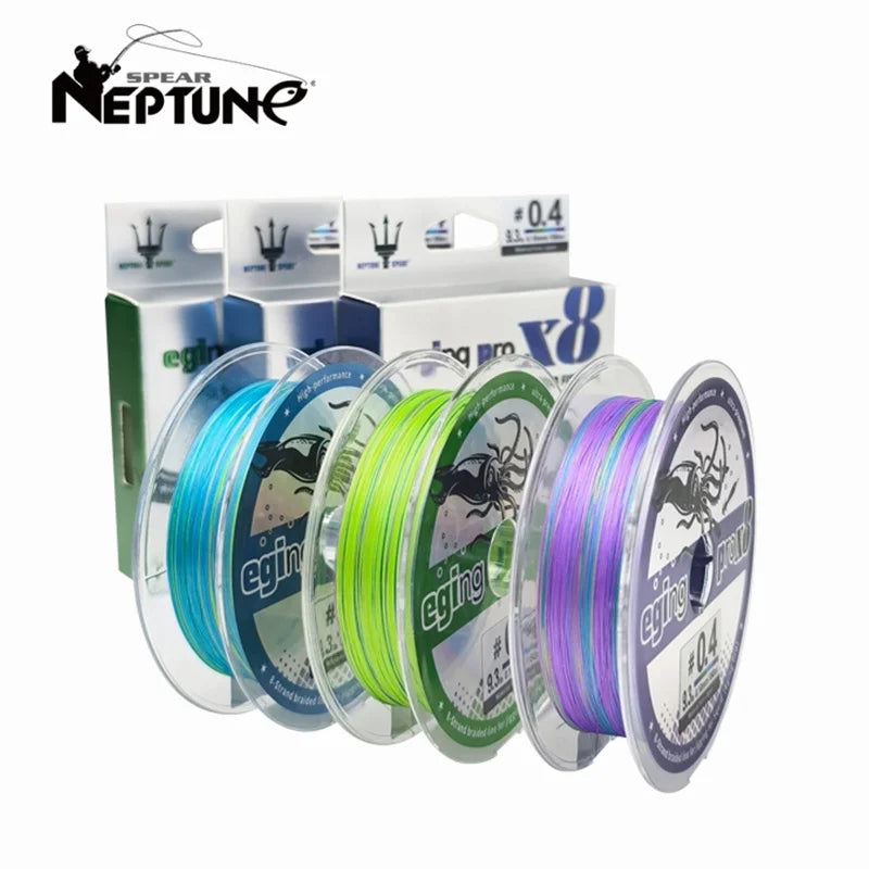Heavy Duty X8 Braided Fishing Line – PE Multifilament Fishing Thread for Squid & Saltwater Fishing