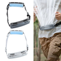 Wearable Waist Fan – 3-Speed Outdoor Belt Fan with Cooling Compress Design for Sports & Work