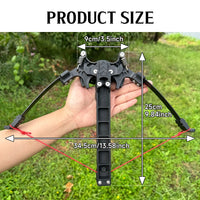Folding Recurve Bow with Steel Ball Archery Set