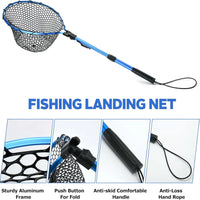Portable Telescopic Fishing Landing Net – Folding Aluminum Alloy Trout Fishing Net