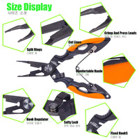 Heavy Duty Multifunction Fishing Pliers – Stainless Steel Hook Remover & Line Cutter Tool