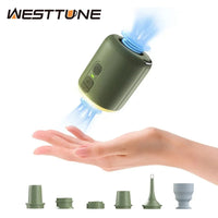 WESTTUNE Tiny Air Pump with Camping Lantern – 4.5kPa Inflator | Field to Peak.