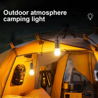 Portable Solar Camping Light with USB-C 3 Modes Waterproof