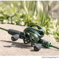 Ultra Smooth Baitcasting Fishing Reel – High Speed 7.2:1 Gear Ratio Reel for Bass Fishing