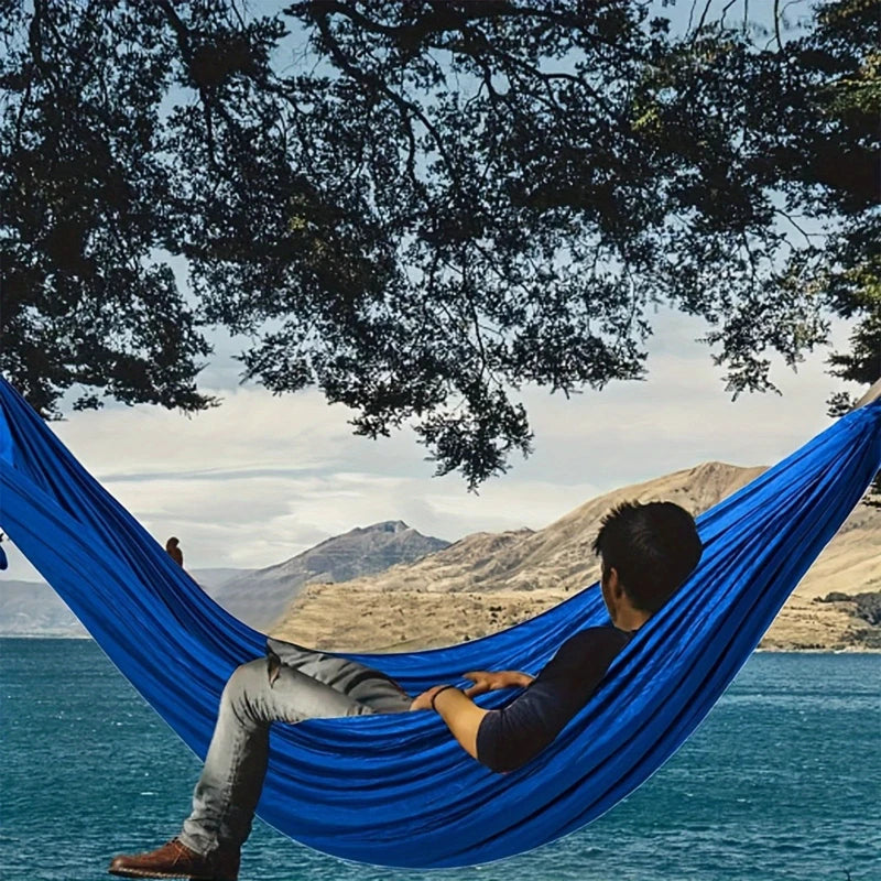 Portable Heavy Duty Camping Hammock with Straps & Storage Bag – Lightweight Outdoor Hammock for Hiking & Travel