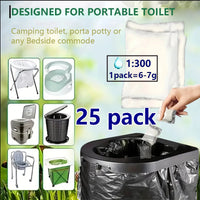 Camping Toilet Waste Gel Powder for Easy Disposal