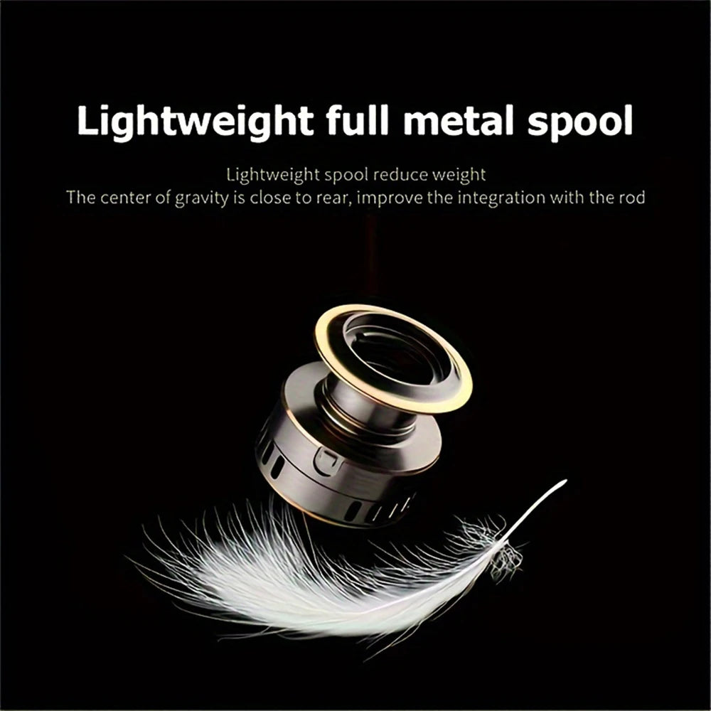 HE6000-7000 Spinning Wheel Fishing Reel – 5.2:1 Ratio 10KG Resistance | Field to Peak.