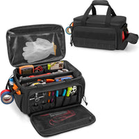 Heavy Duty Multi-Pocket Tool Bag – Wide Opening Outdoor Storage Bag for Tools & Gear