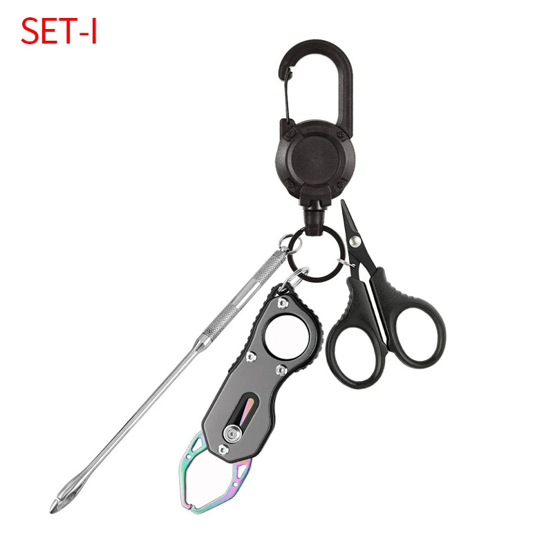 Aluminum Fishing Pliers & Fish Grip Tool Set