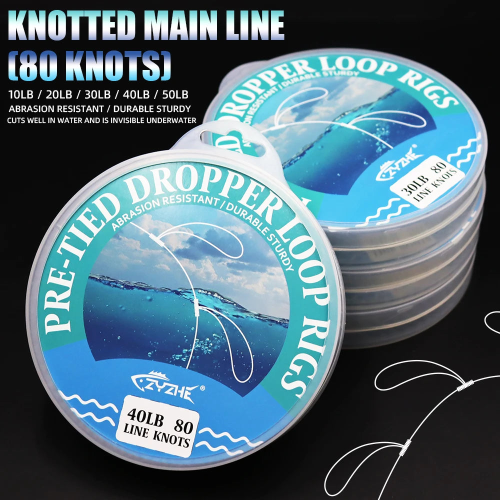 Heavy Duty Pre-Tied Fishing Rigs – Handmade Fishing Line Rigs (10LB-100LB)