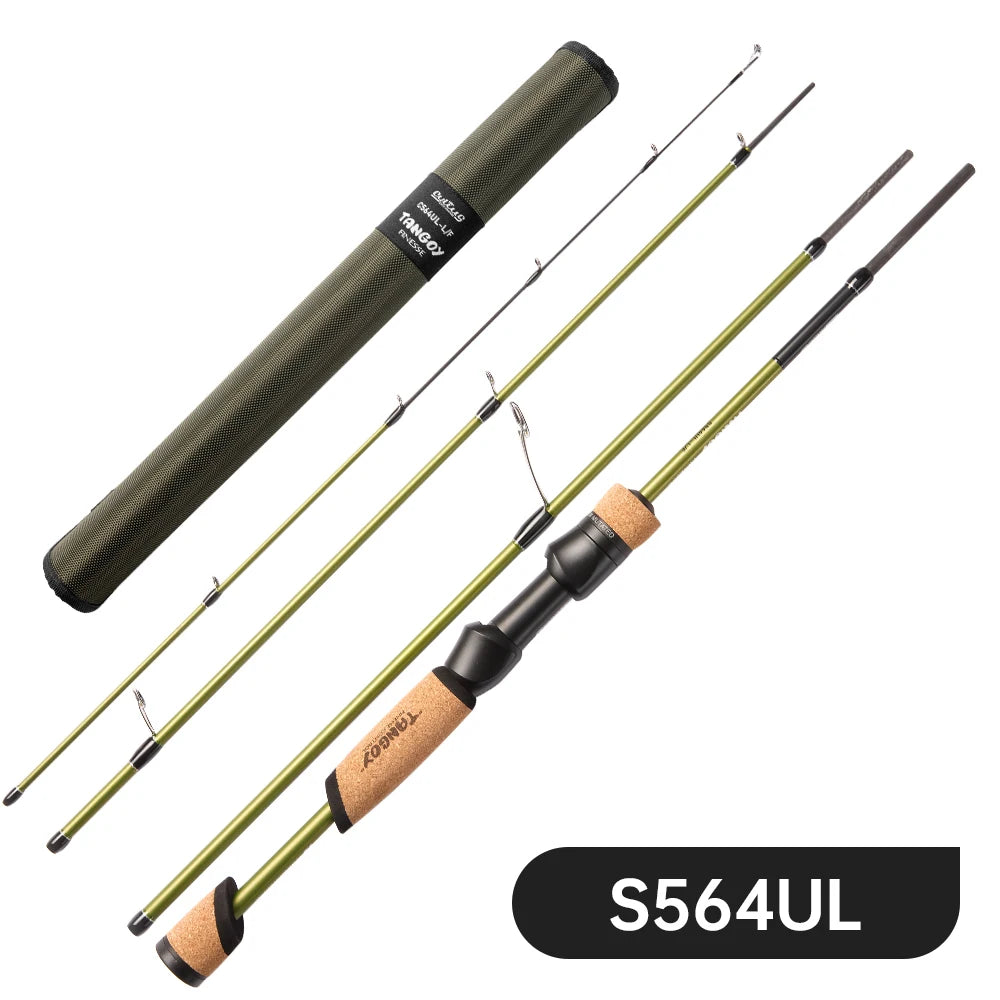Ultra Lightweight BFS Fishing Rod – 4 Section Carbon Fiber Trout & Bass Fishing Rod