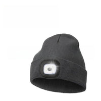 Unisex LED Knitted Beanie Hat | USB Rechargeable Headlamp Winter Warm Hat for Night Activities