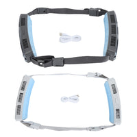 Wearable Waist Fan – 3-Speed Outdoor Belt Fan with Cooling Compress Design for Sports & Work