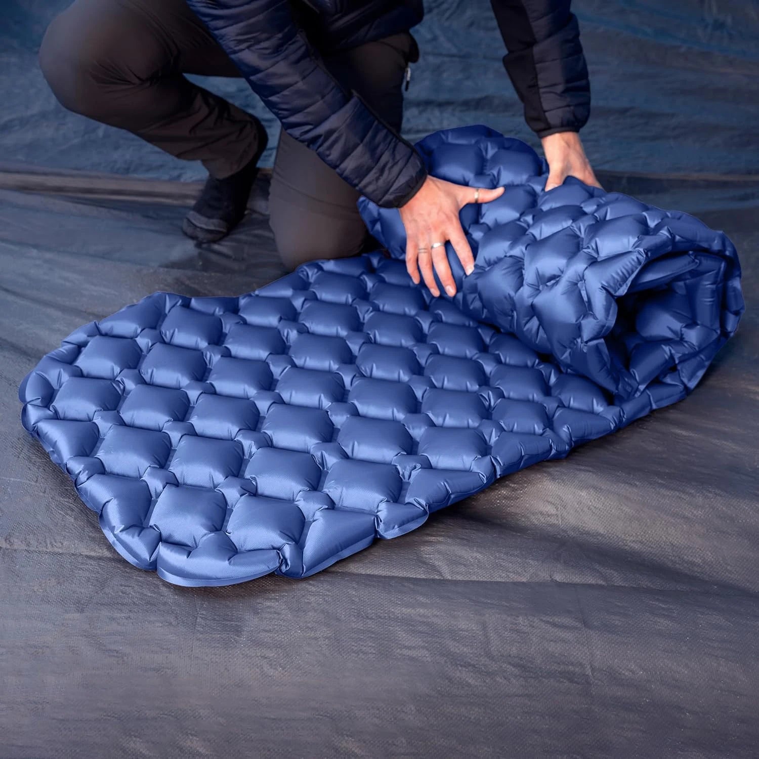 Ultralight Inflatable Sleeping Pad for Camping & Hiking