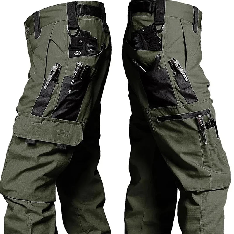 Outdoor Cargo Pants – Waterproof Multi-Pocket Outdoor Work & Training Trousers