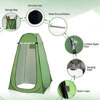 Pop Up Privacy Tent for Shower & Camping Toilet