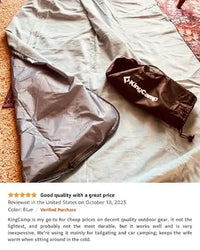 KingCamp Waterproof Hooded Stadium Blanket
