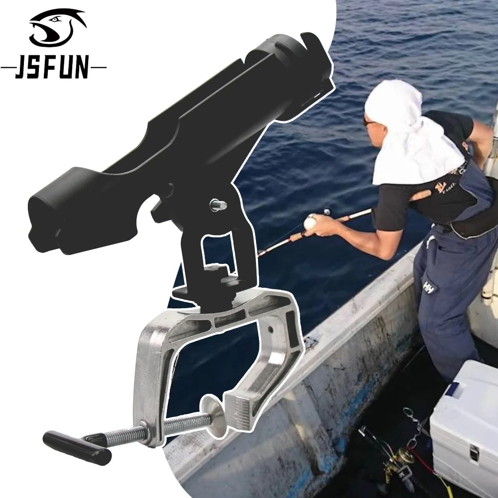 Heavy Duty Rotatable Fishing Rod Holder – Multifunctional Ground Insert Fishing Bracket