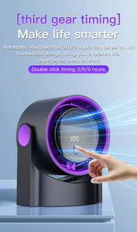 TINSOL Wireless Desktop Air Circulator Fan – Quiet Portable Fan for Desk, Wall & Ceiling Use
